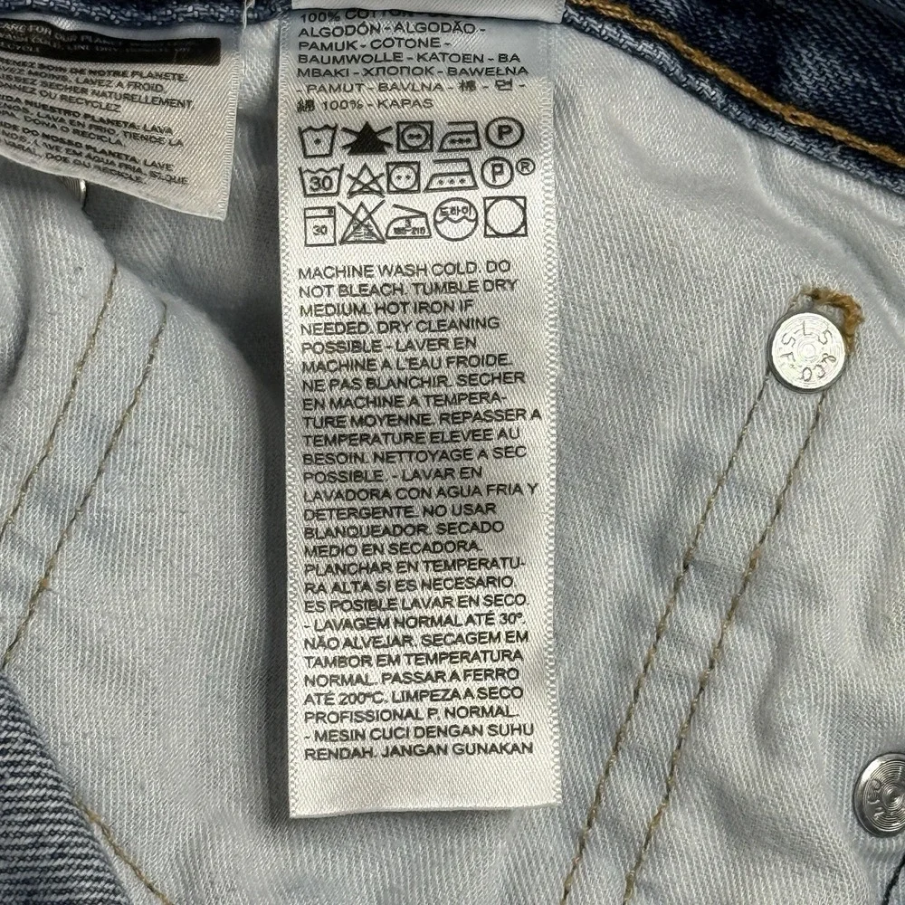Levi's 550 Relaxed Fit Jeans Men's W36 Light Wash Tapered Denim Cotton Classic